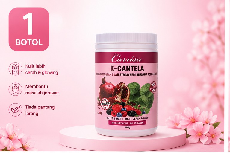 Pakej 1 botol Carrisa K-Cantela 400g