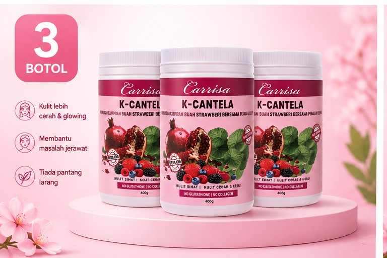 Pakej 3 botol Carrisa K-Cantela 400g