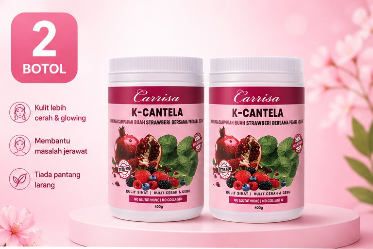 Pakej 2 botol Carrisa K-Cantela 400g